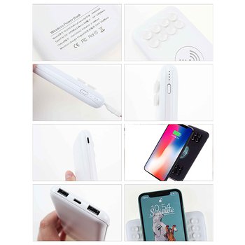 8000mAh無線充電器Ｈ-吸盤式行動電源_2